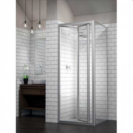 Showerline Silhouette S-IPL Side Panel/ Infold Nat Clear 885-905mm 90